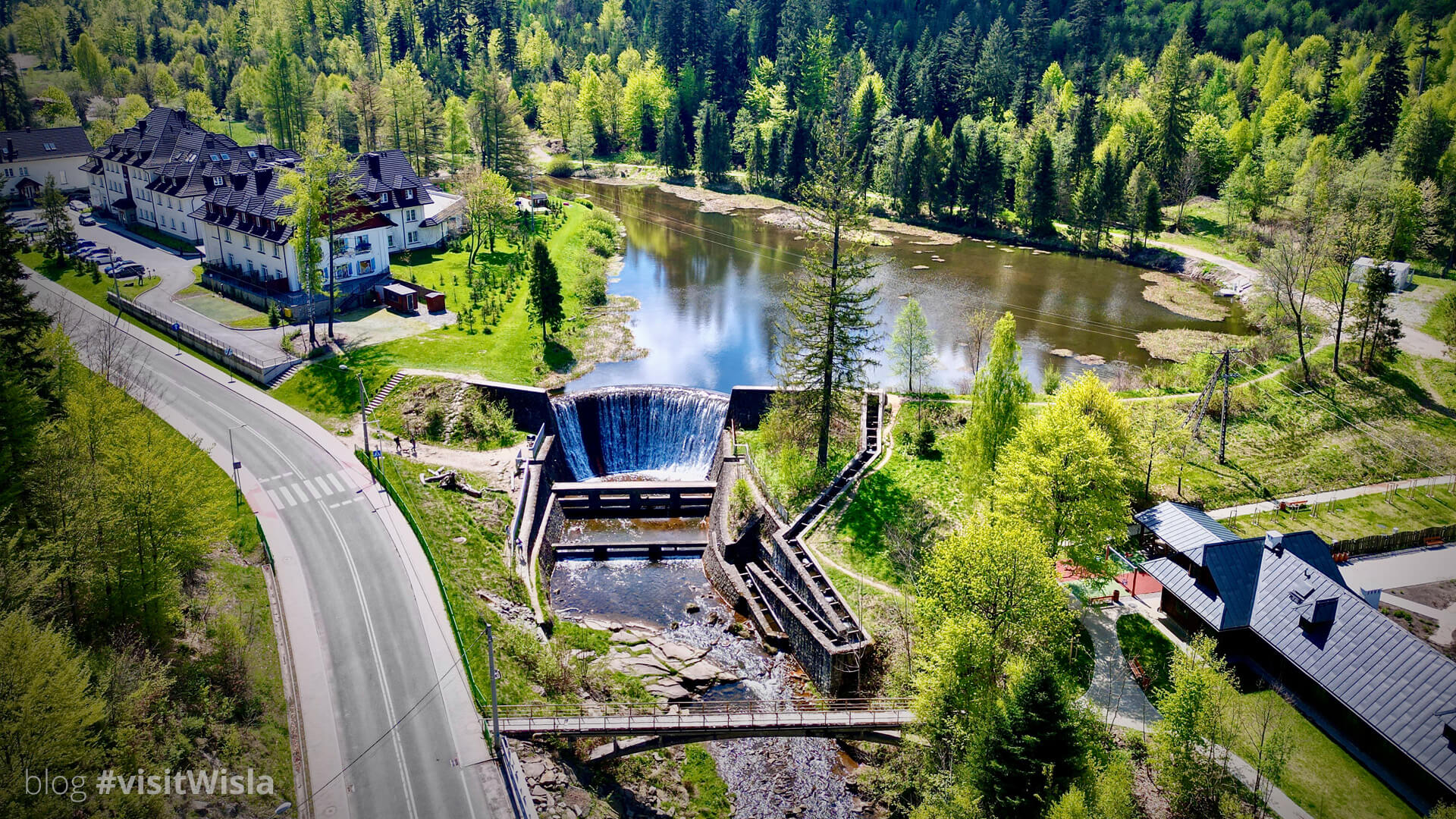 Wodospad Niagara w Wiśle Czarne